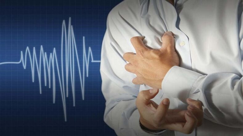 Heart problems as a against -Indication to the use of the prostatitis device