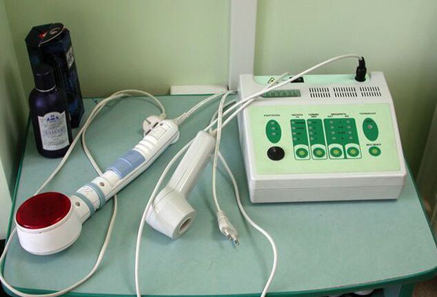 Physical therapy device used in chronic prostatitis